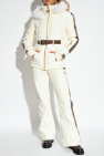 Balmain cream Monogrammed ski trousers