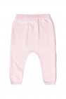 Fendi Kids Knitted trousers with logo