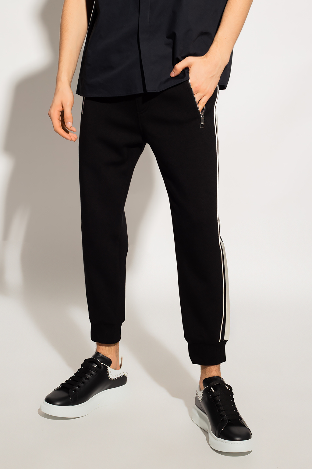 Neil Barrett Side-stripe sweatpants