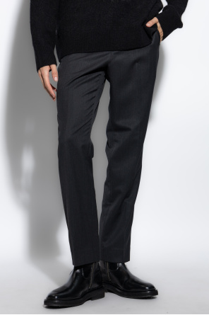 AllSaints Crease Trousers Blackwater