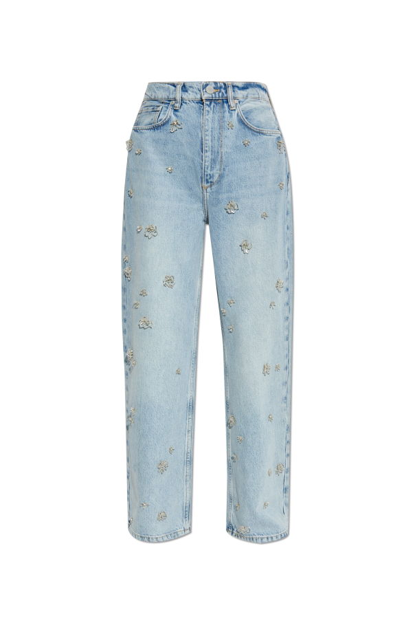 Jeans with appliqués od AllSaints