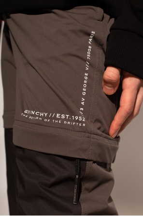 Givenchy trousers Vert with logo