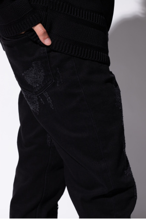 Givenchy givenchy oversized contrasting botch jacket item
