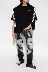 Givenchy velvet givenchy Kids stylized logo track pants