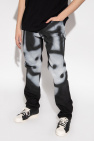 Givenchy velvet givenchy Kids stylized logo track pants