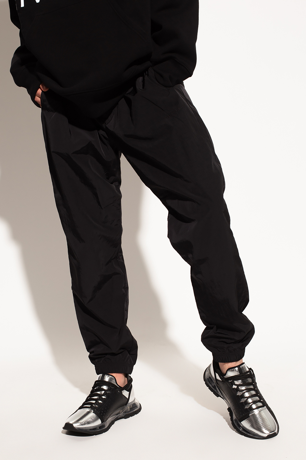 Givenchy - Slim-Fit Tapered Logo-Embroidered Tech-Jersey Track Pants -  Black Givenchy