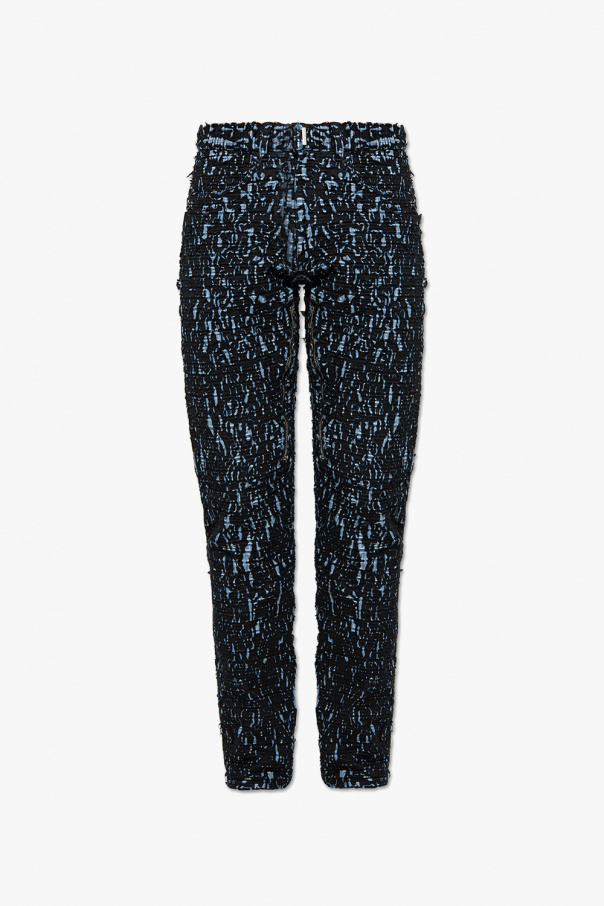 Givenchy Paris Jeans with vintage effect