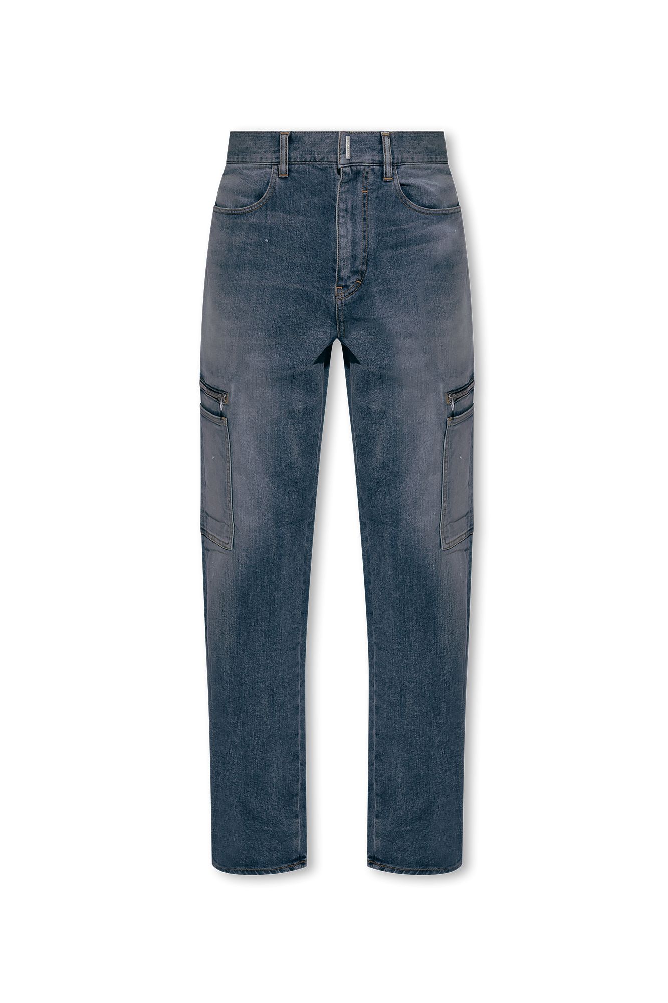 givenchy levres Jeans with multiple pockets