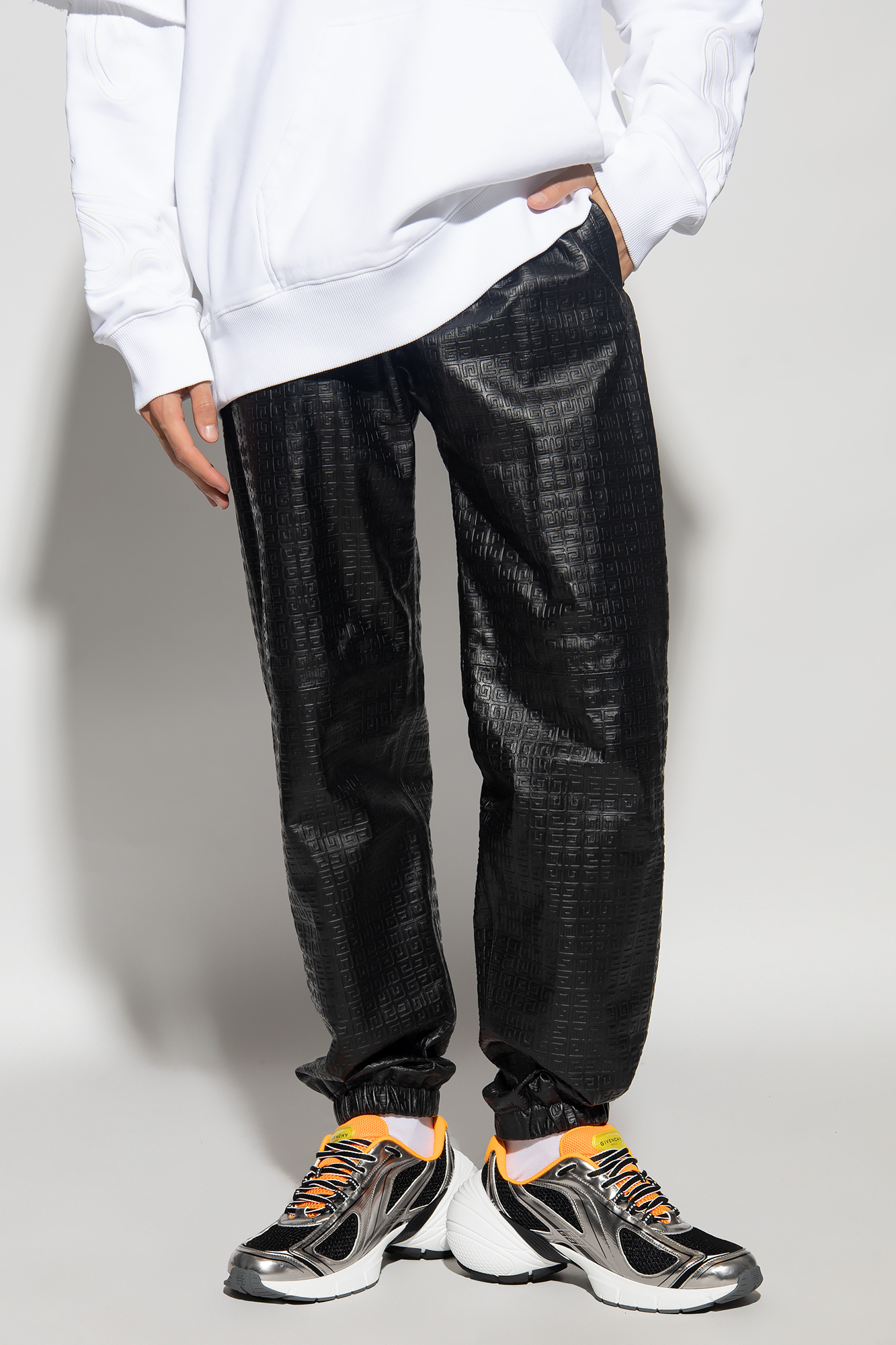 Givenchy Leather trousers Circolo with monogram