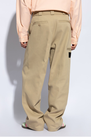 Givenchy Spodnie z zakładkami