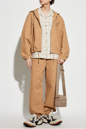 Cotton pants with logo-shaped appliqué od Givenchy