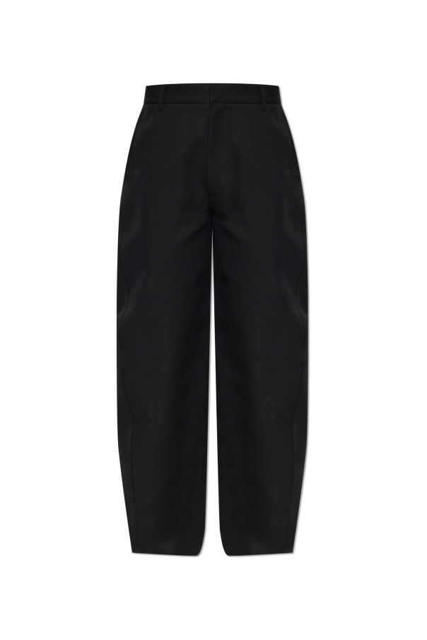 Givenchy Cotton trousers with logo patch