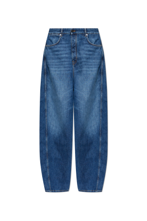 Jeans mit weitem Bein