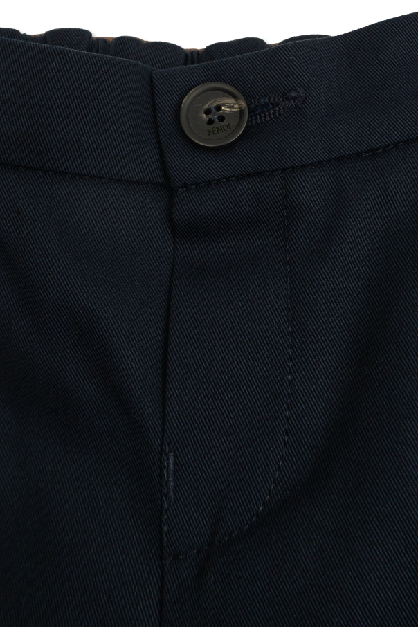 Fendi Kids Pantalones con logo