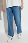 Ader Error BLUE Straight Leg Jeans