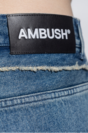 Ambush Nina high-waisted flared jeans Blu