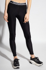 Balmain BLACK Ribbed leggins