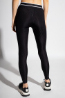 Balmain BLACK Ribbed leggins