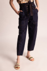 Ulla Johnson NAVY BLUE ‘Brier’ high-waisted jeans