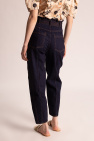 Ulla Johnson NAVY BLUE ‘Brier’ high-waisted jeans