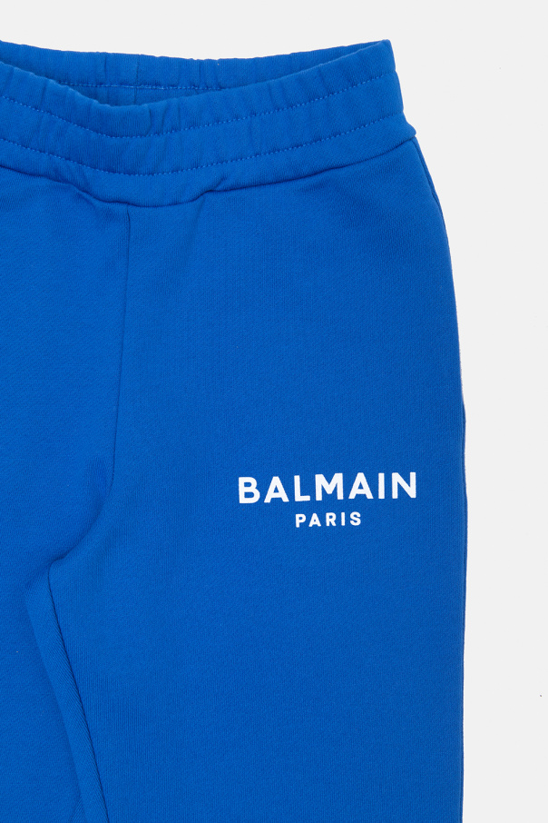 Balmain Kids balmain logo print swim shorts item