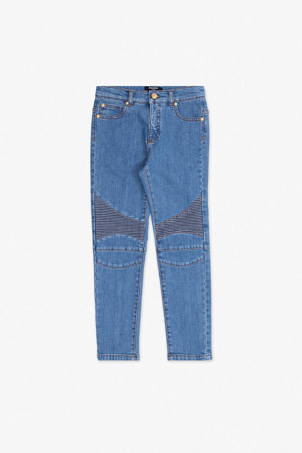 Balmain Kids Jeans with logo