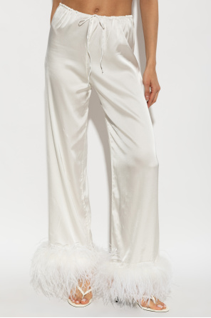 Oseree Feathered trousers