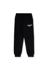 Balmain Kids BLACK Sweatpants with logo