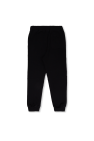 Balmain Kids BLACK Sweatpants with logo