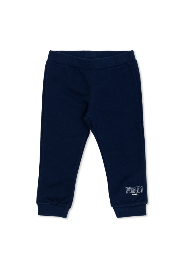 Fendi Kids Sweatpants with embossed logo