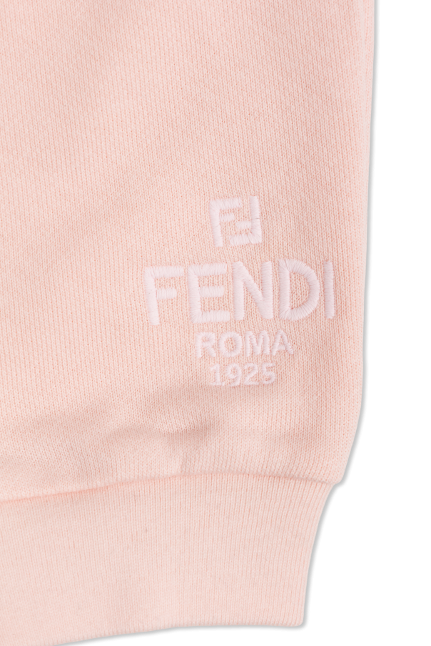 Fendi Kids Sweatpants with embroidered logo