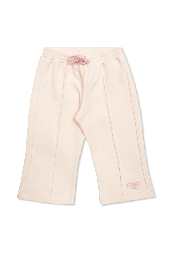 Sweatpants with logo od Fendi Kids