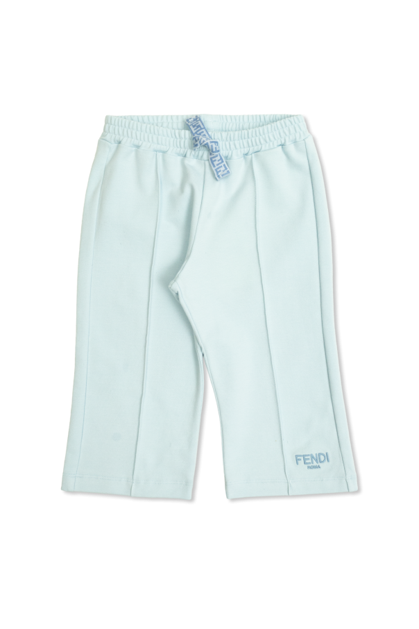 Sweatpants with logo od Fendi Kids