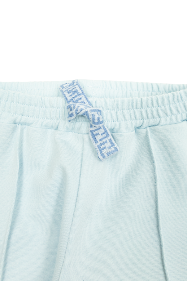 Fendi Kids Spodnie dresowe z logo