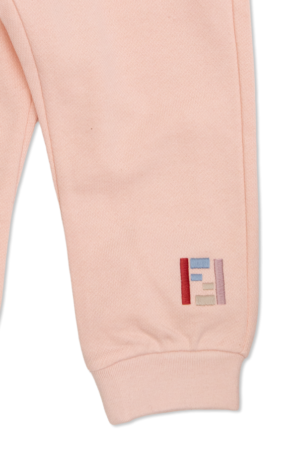 Fendi Kids Sweatpants with logo