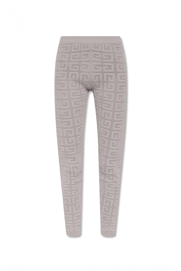 logo-waistband high-waisted leggings, Givenchy