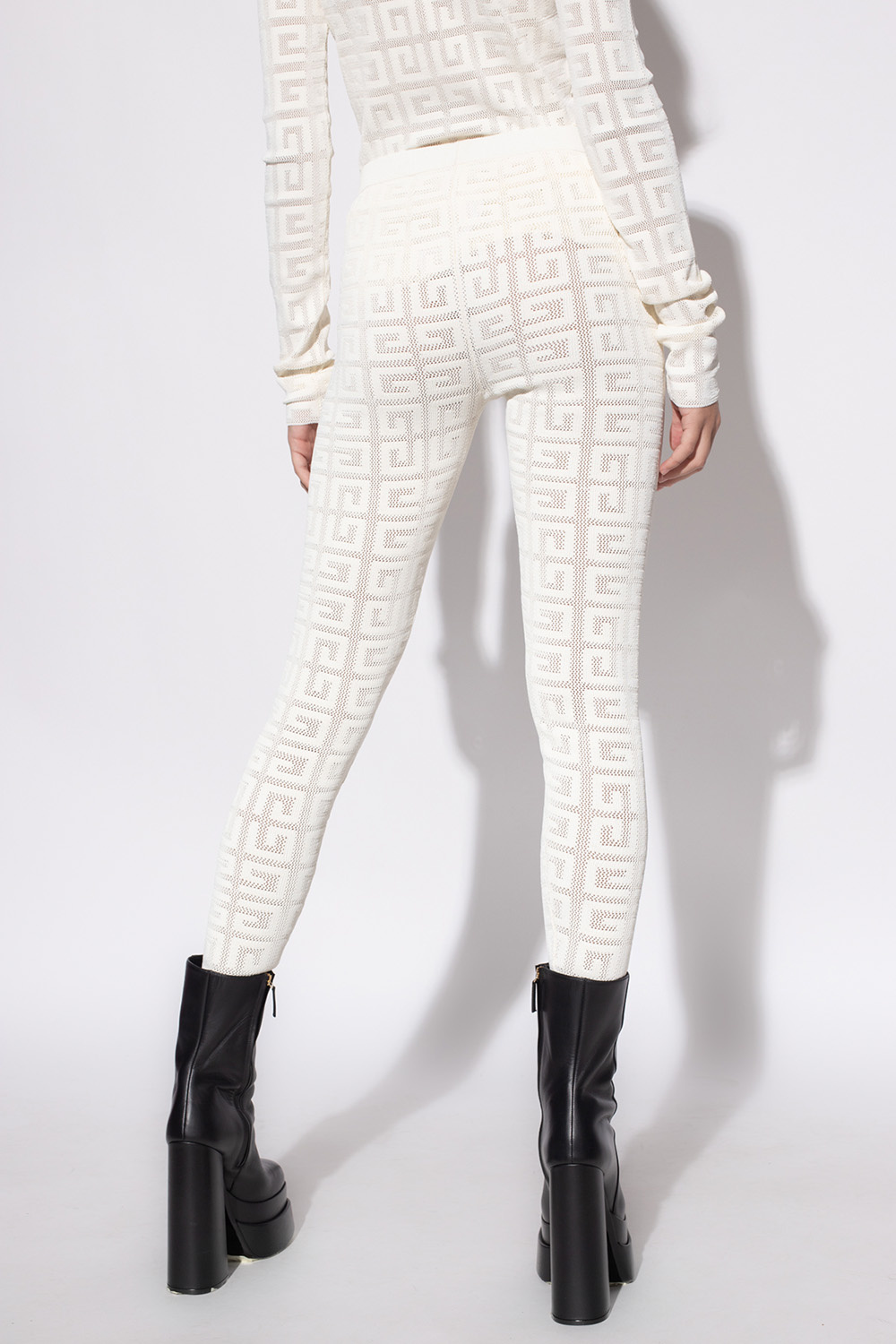 Cream Transparent leggings Givenchy - Vitkac Canada