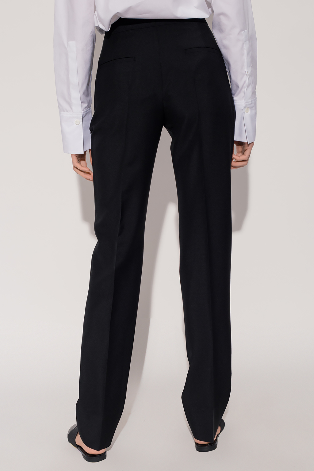 Givenchy Pleat-front Birds trousers