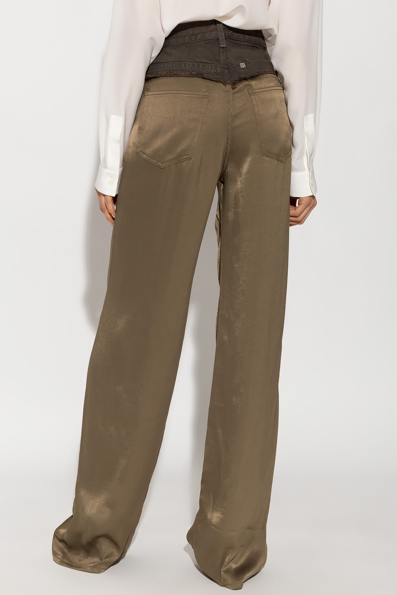 Givenchy Raw-trimmed trousers