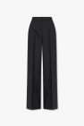 Givenchy GREY Wool pleat-front trousers