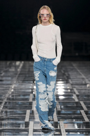 Givenchy Jeansy z przetarciami