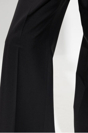 Givenchy Flared ruffle-trimmed trousers