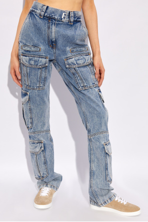 Givenchy high-cotton Jeans with multiple pockets