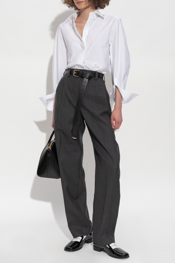 Givenchy High-waisted wool trousers
