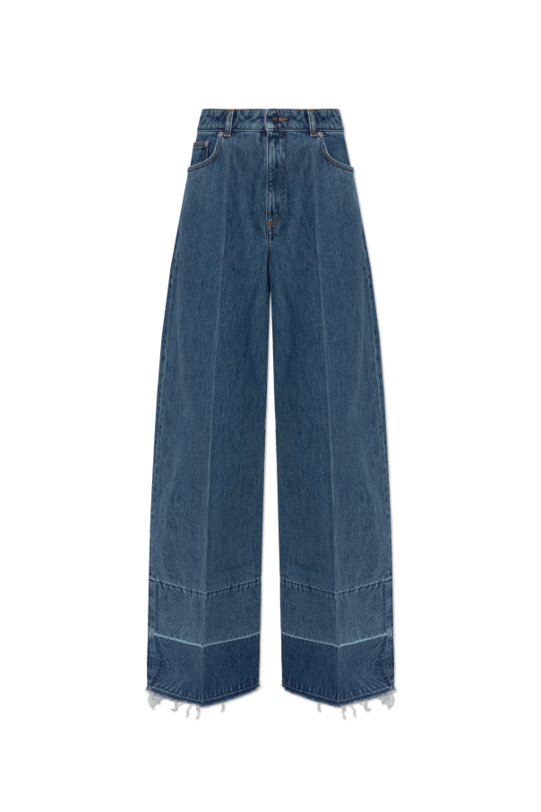 Givenchy Jeansy z szerokimi nogawkami