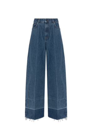Jeansy z szerokimi nogawkami od Givenchy