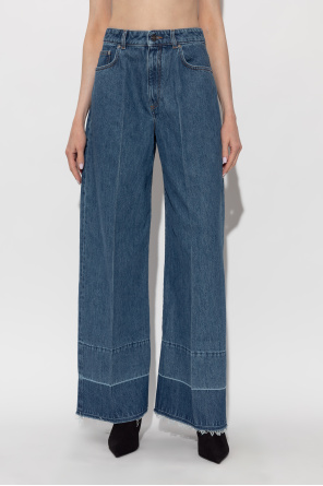 Givenchy Jeansy z szerokimi nogawkami