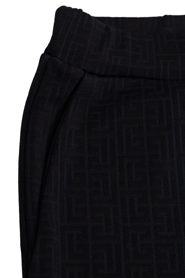 Balmain Kids Pantalones con monograma