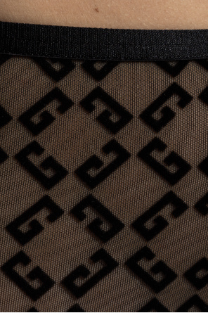 Givenchy Leggings with monogram and velvet finish