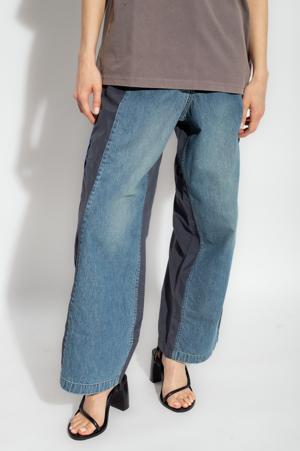 Ambush Trousers in contrasting fabrics